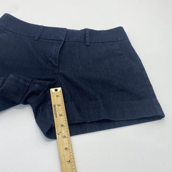7th Avenue New York &‎ Company Women’s Stretch Chino Shorts Size 8 Blue Pockets - Picture 7 of 15